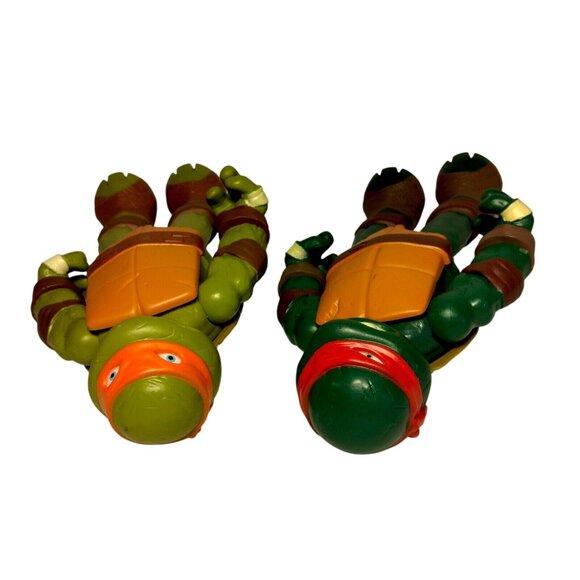 Teenage Mutant Ninja Turtles TMNT 2 Action Figure Toys Raphael Michaelangelo - Picture 4 of 10